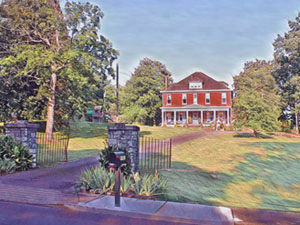 Joy Mansion front gate