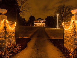 Joy Mansion in winter